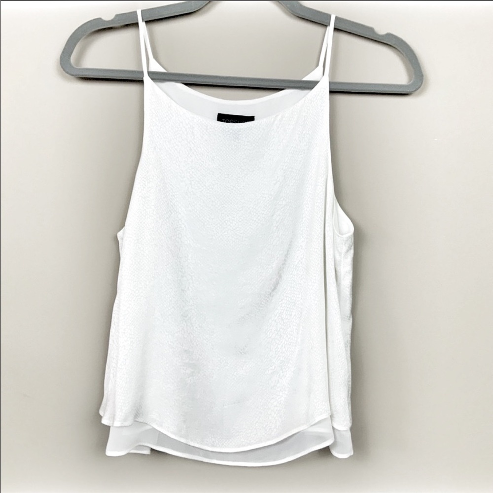 🌈5/$25🌈 Topshop silk tank size 4